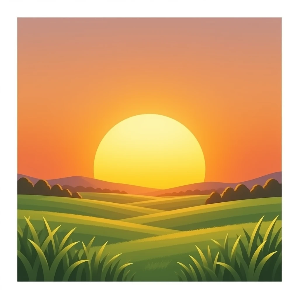sunset scene emoji
