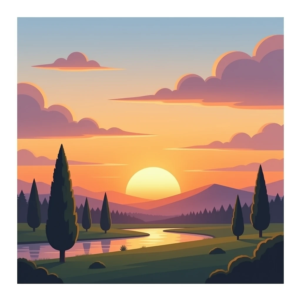 sunset emoji