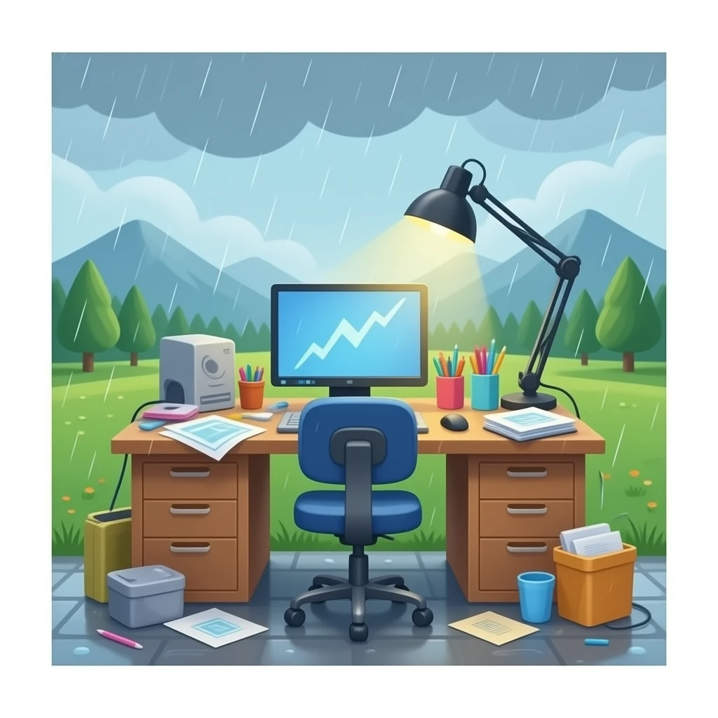 messy worktable emoji
