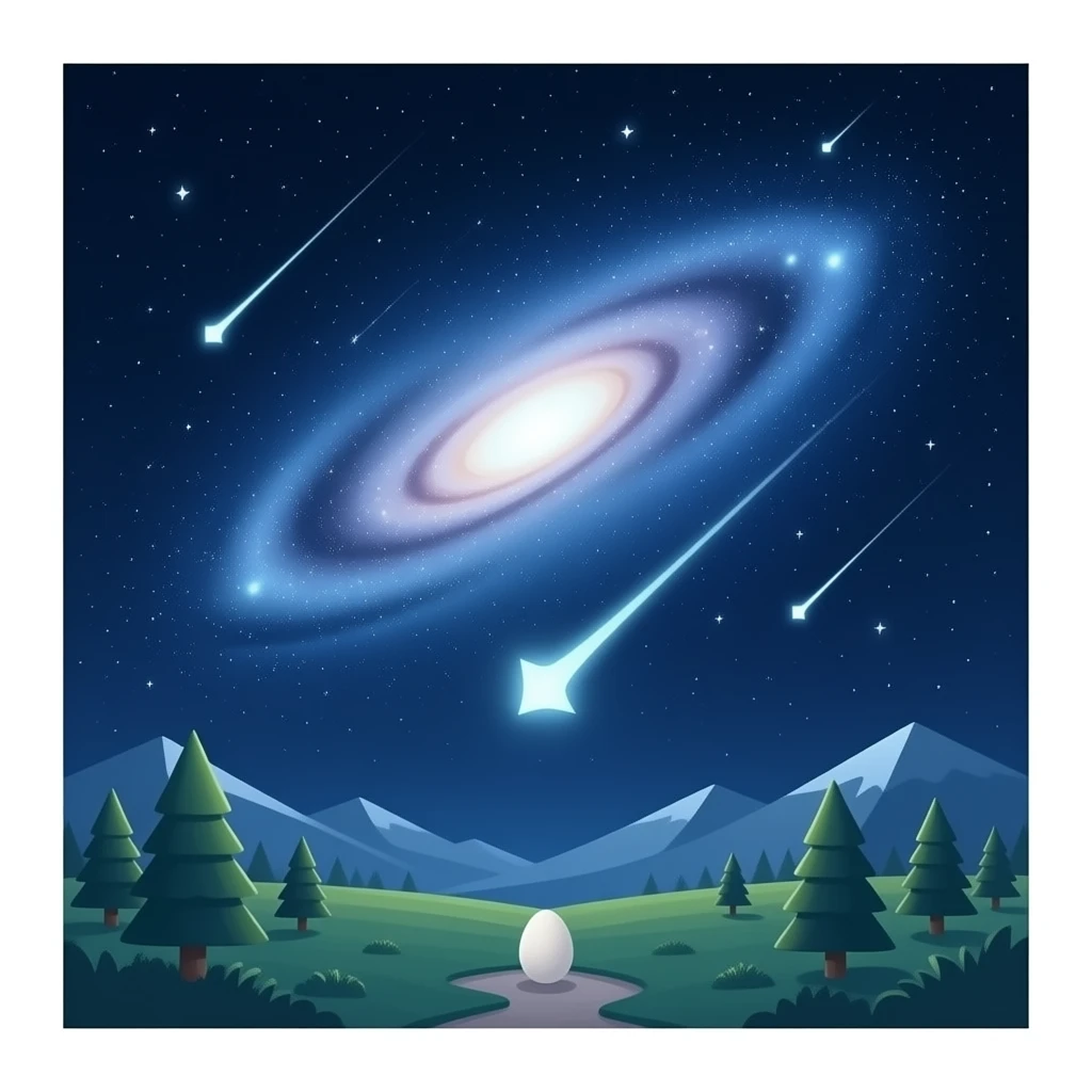 🌌🥚🌠 emoji