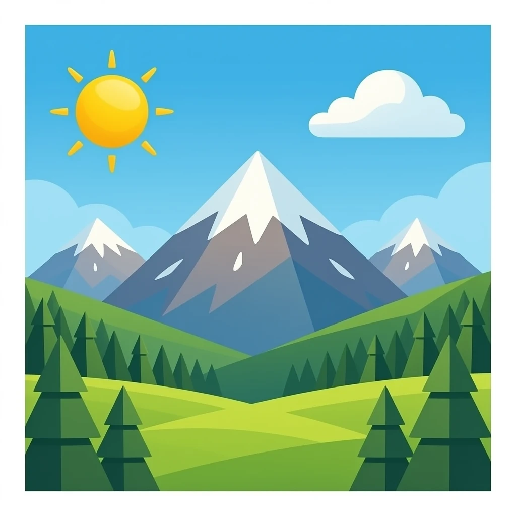 mountain emoji