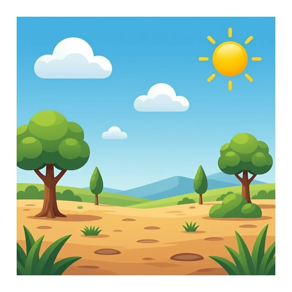 Высохшая земля emoji