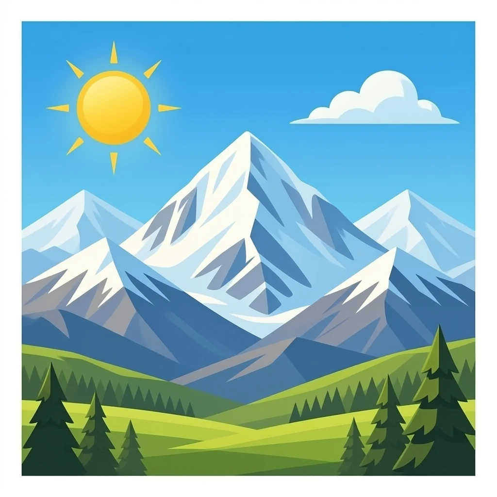 Monte Everest emoji