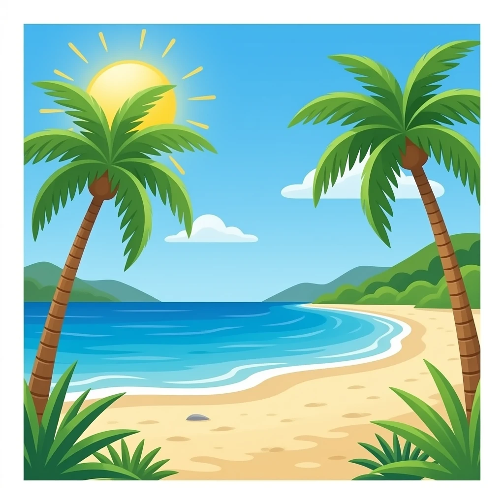 beach emoji