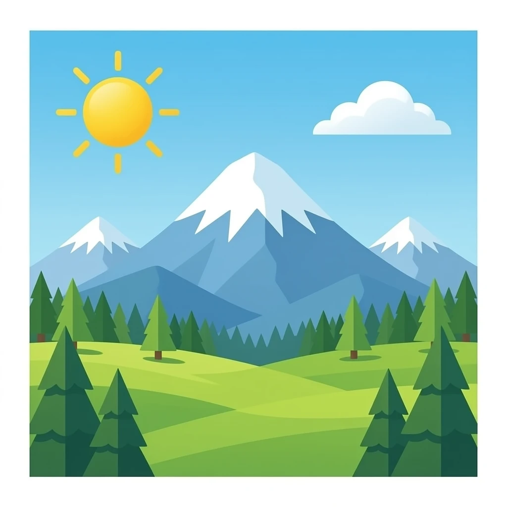 mountain emoji