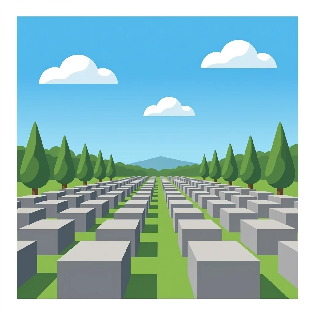 Holocaust memorial without background emoji