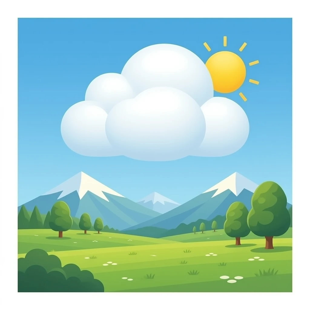 Dia nublado emoji