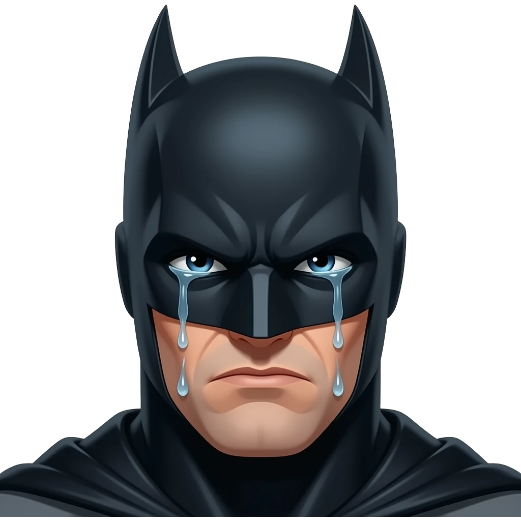 BATMAN crying emoji