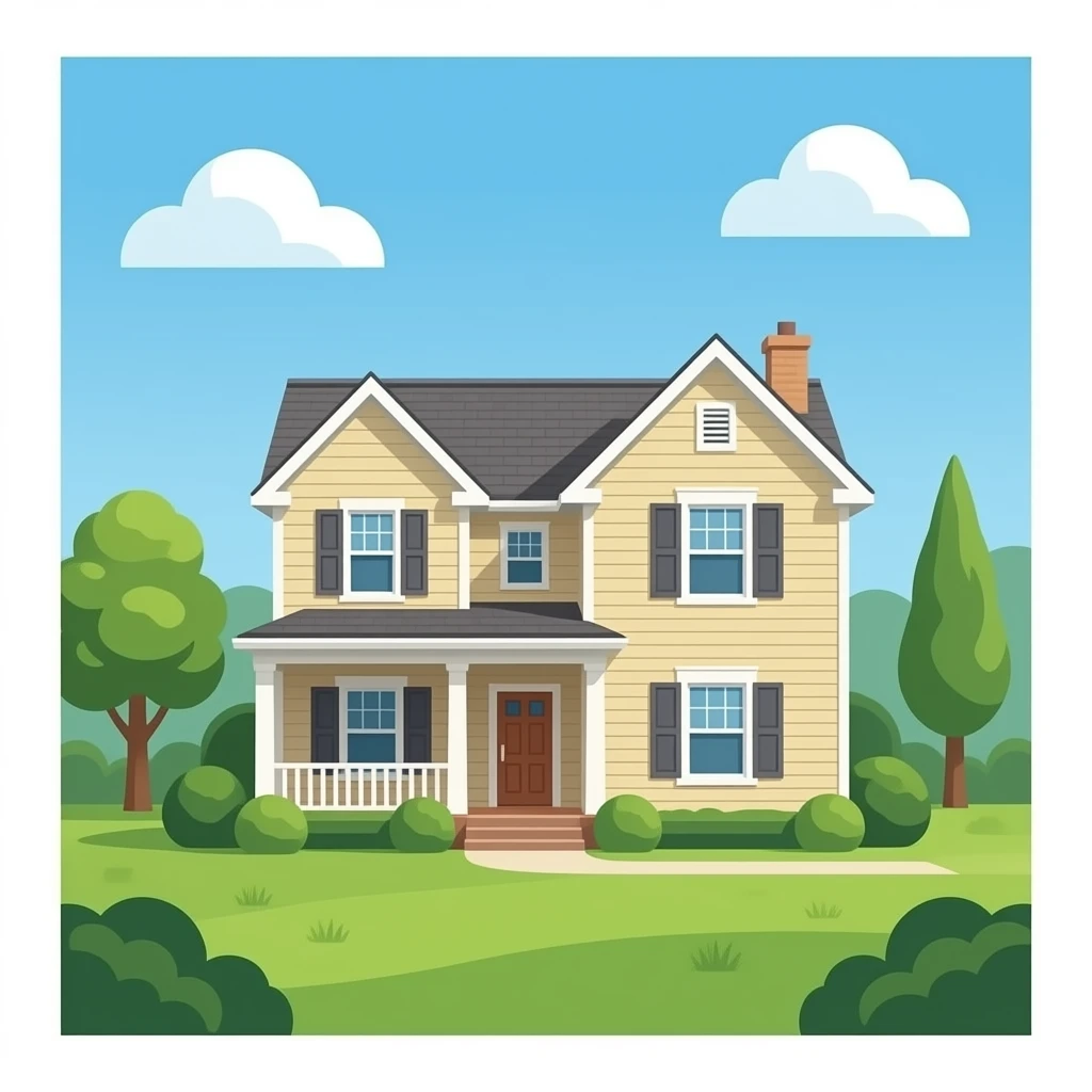 structure of a house emoji