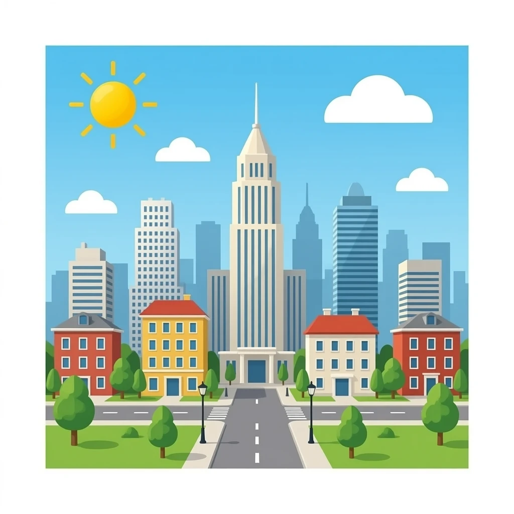 community city buildings emoji