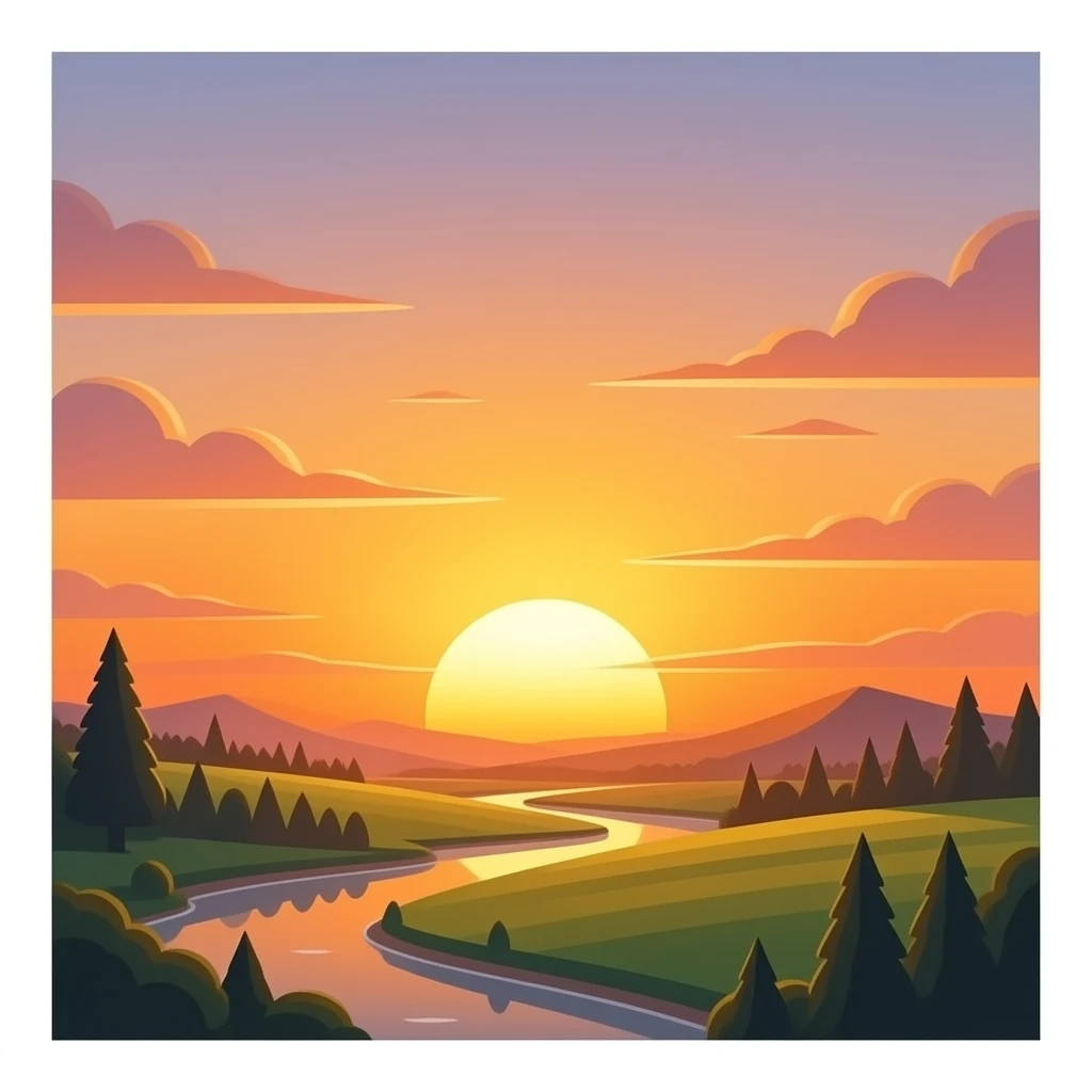 Sunset emoji