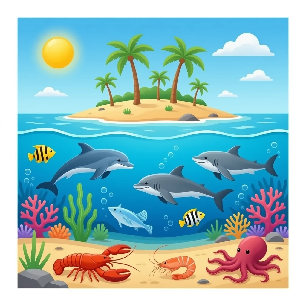 🐳🐋🐬🦭🐟🐠🐠🐟🐡🦈🪸🪼🦑🦐🦞🐙🏝🏞🏖 emoji