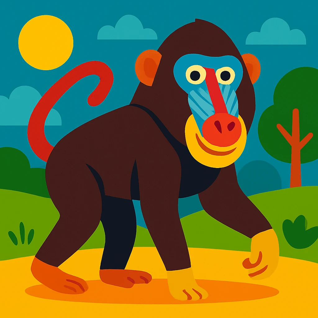 Baboon emoji