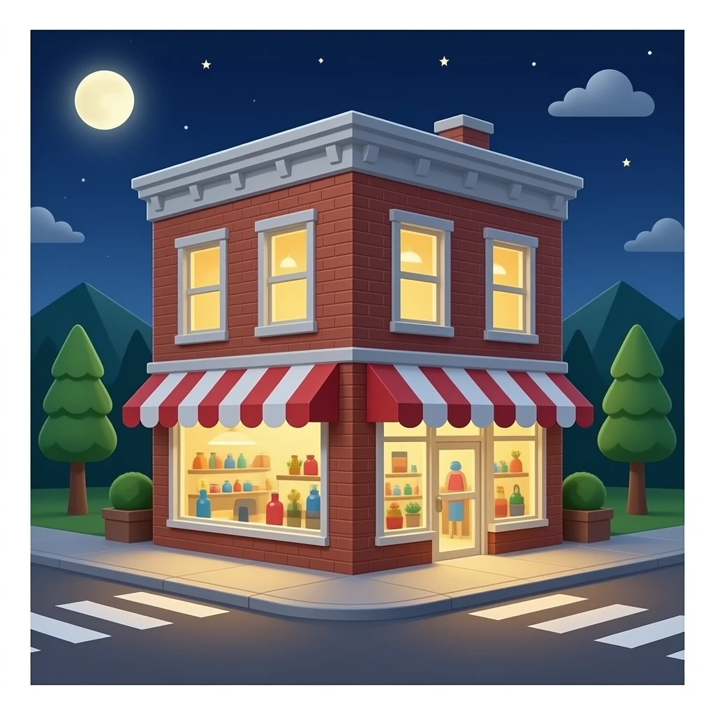 shop corner emoji