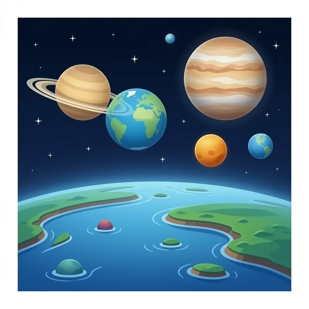 Solar system emoji