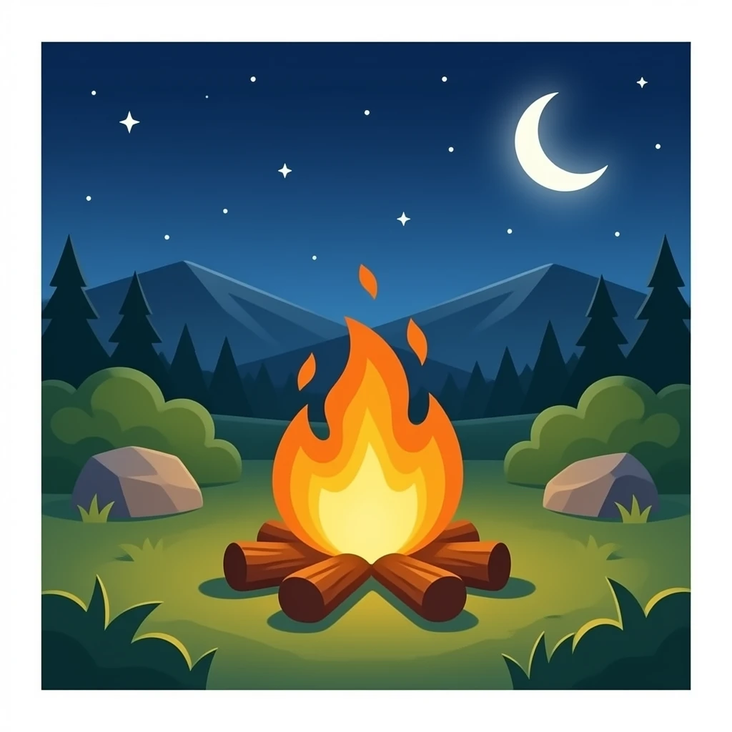Campfire emoji
