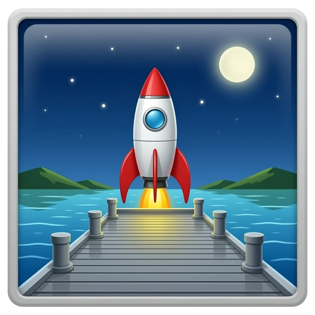 rocket dock emoji