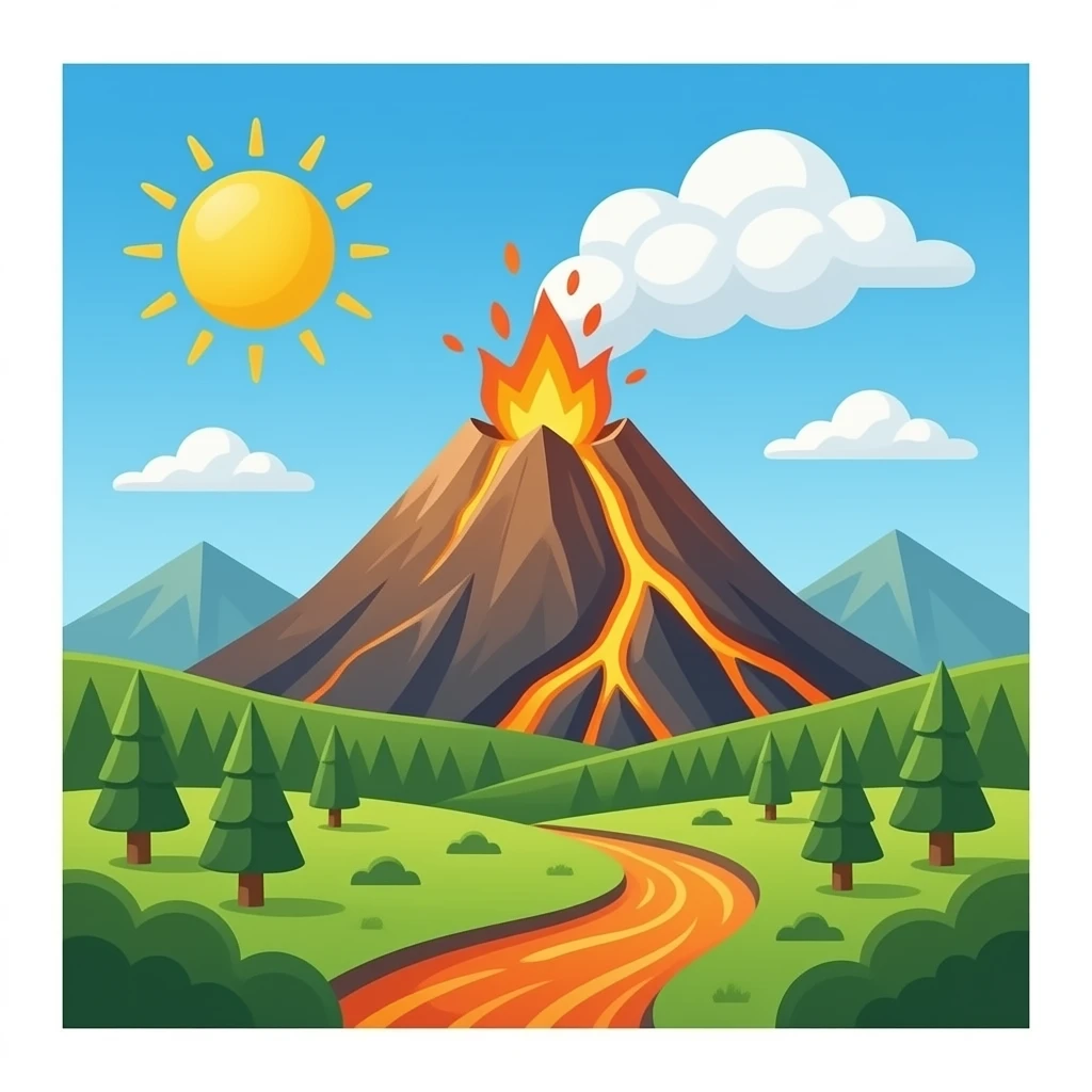 volcano emoji