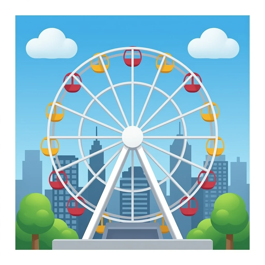 🏙️🎡 emoji