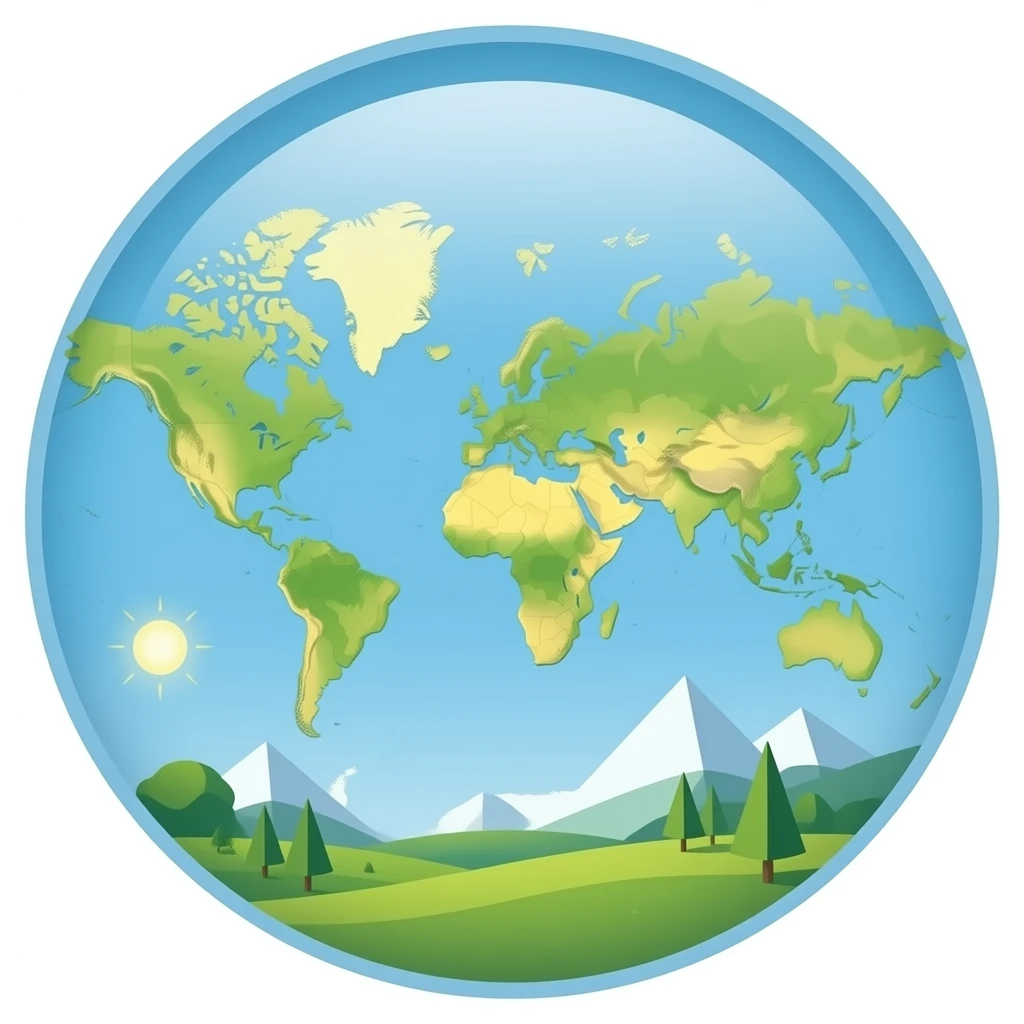 World map emoji