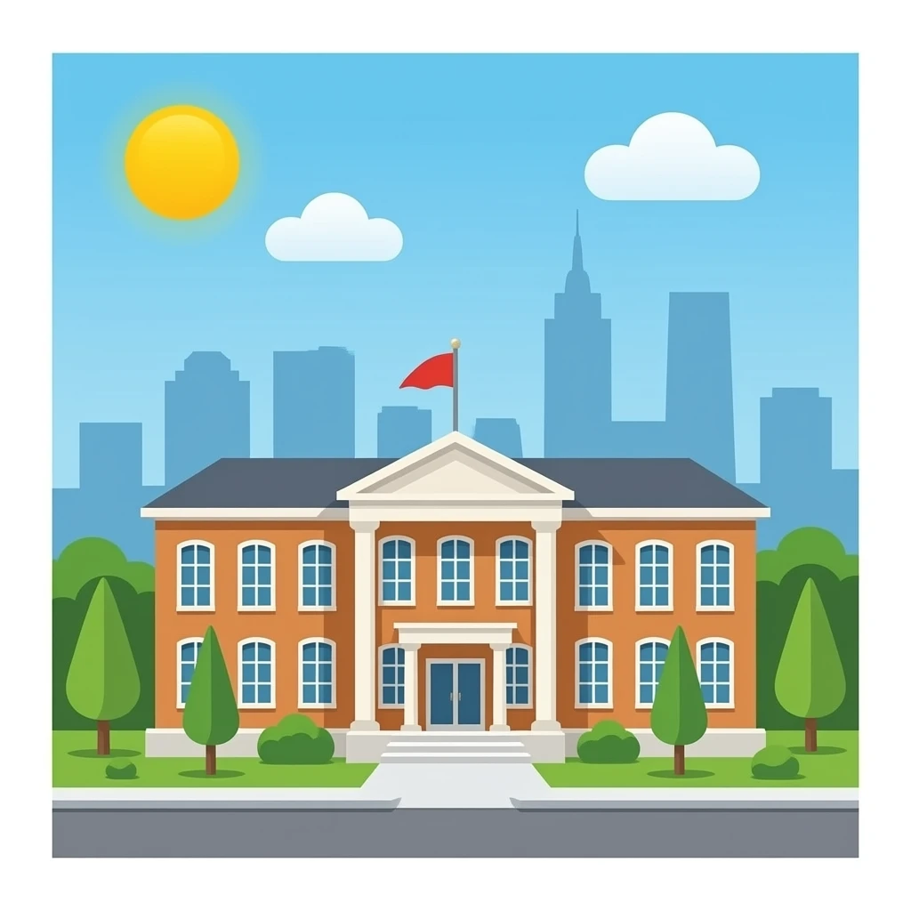 🏫🏙️ emoji