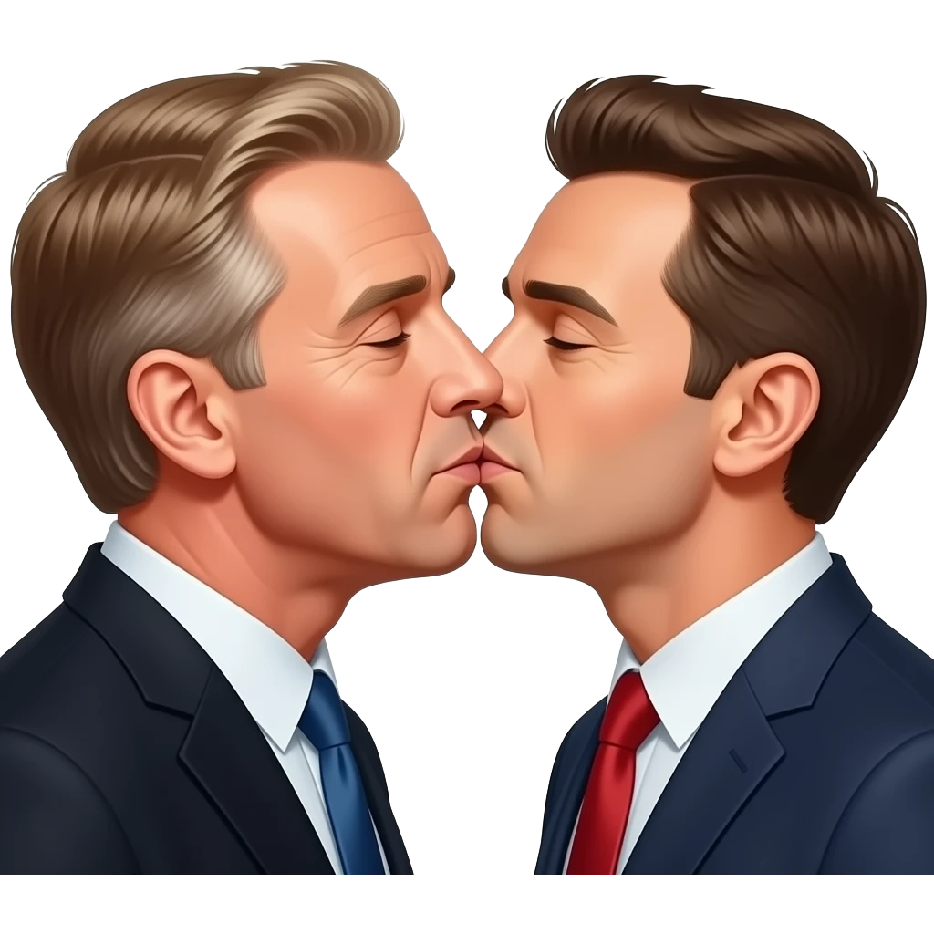 diddy and jeffrey epstein kissing emoji