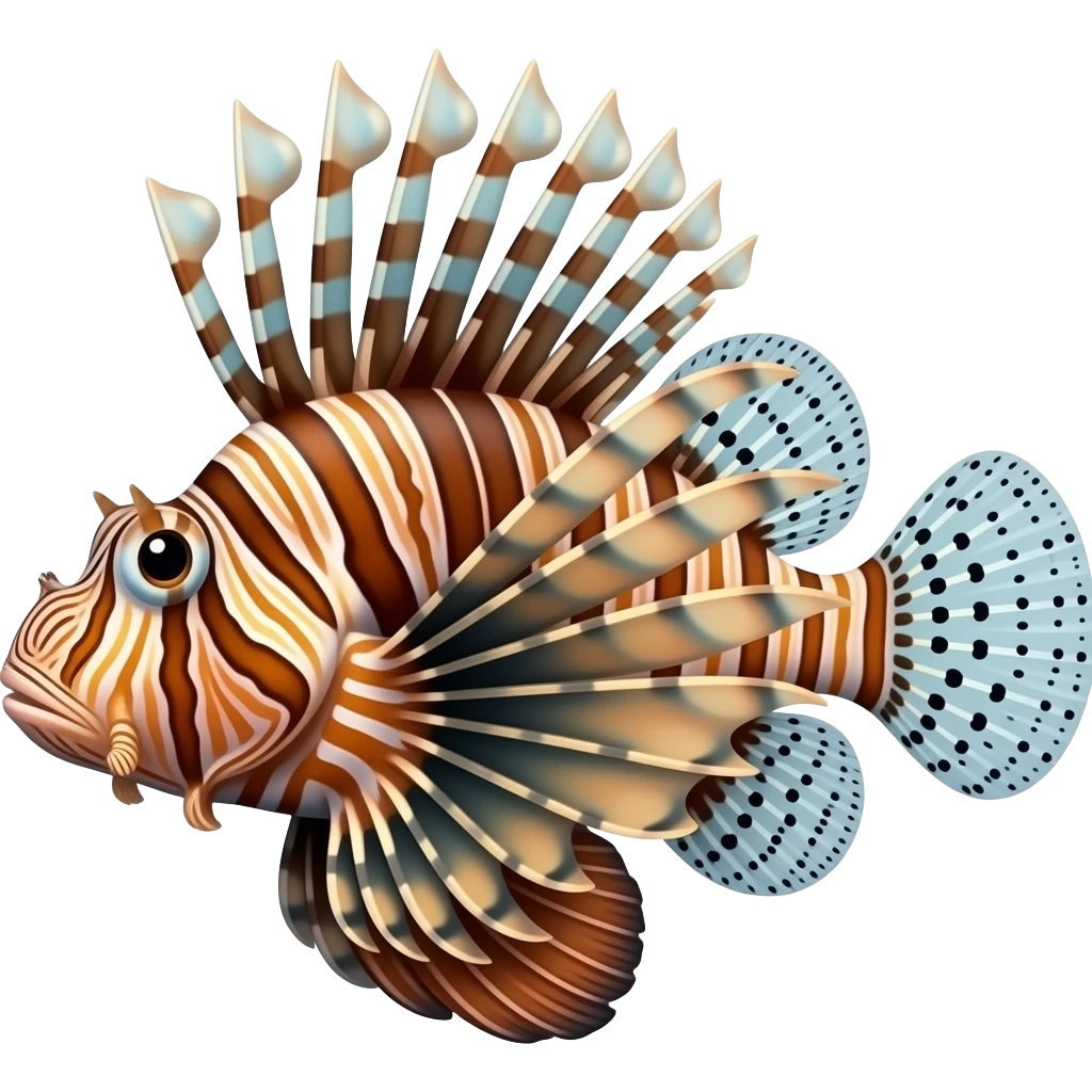 Lion fish emoji