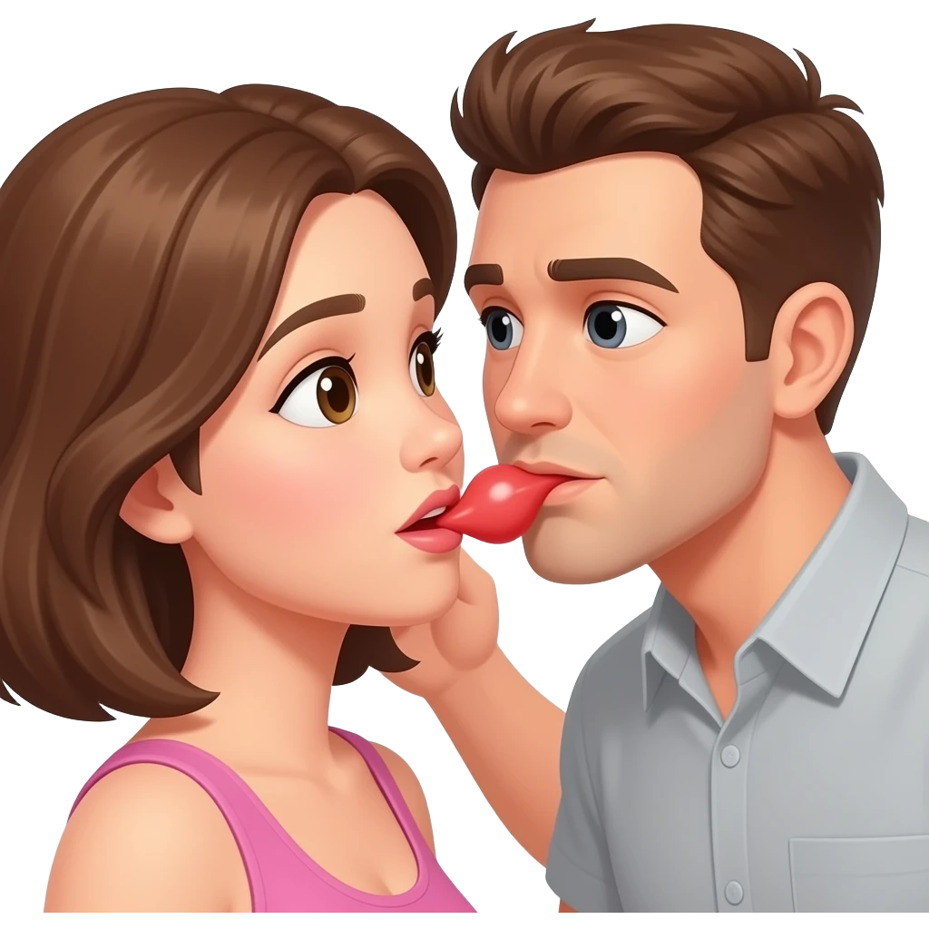Cum on face emoji