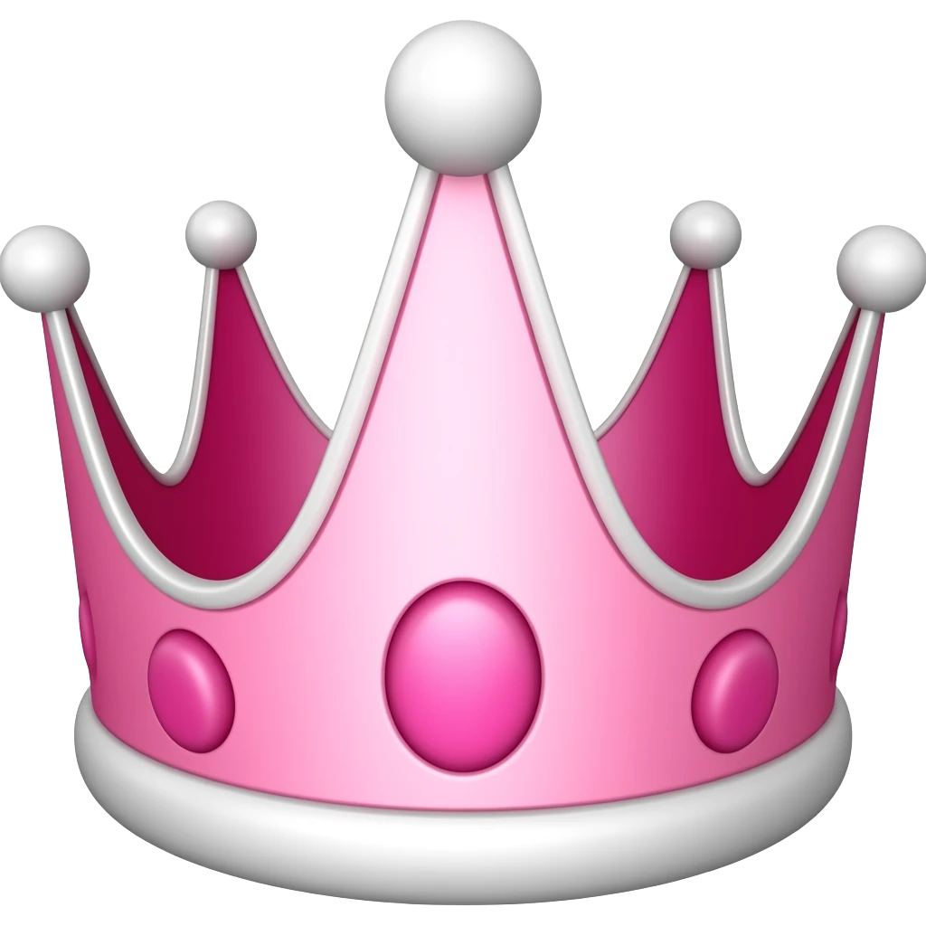 prink crown emoji