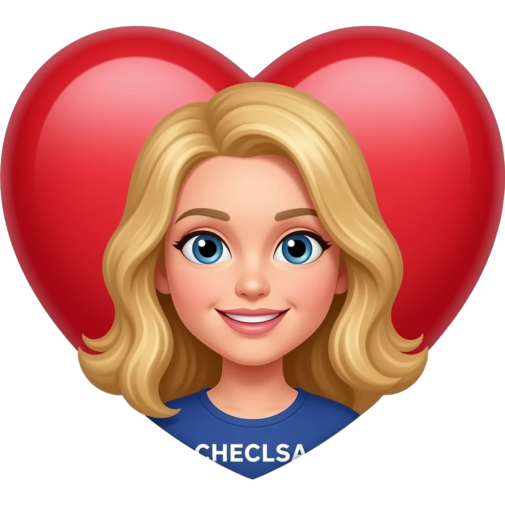 Chelsea heart emoji
