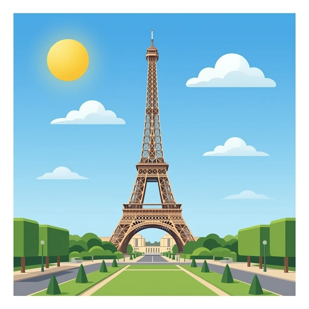 Eiffel tower emoji