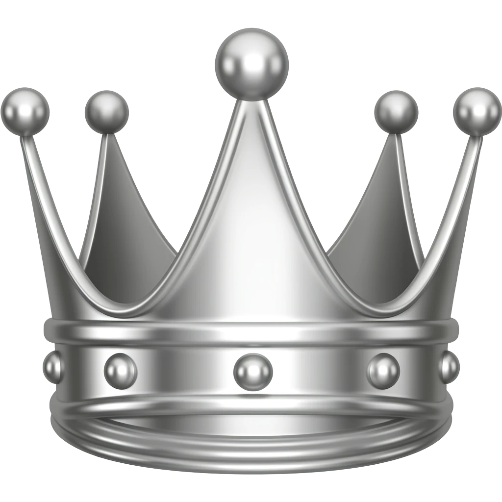 silver crown emoji