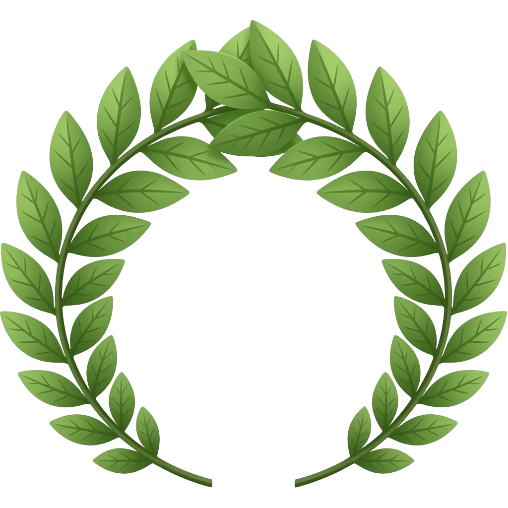 Leaf tiara emoji