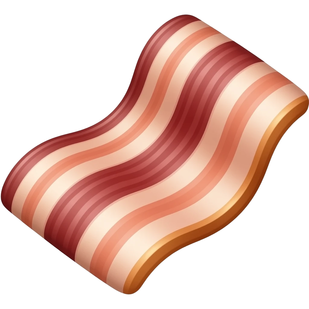 fatia de bacon emoji
