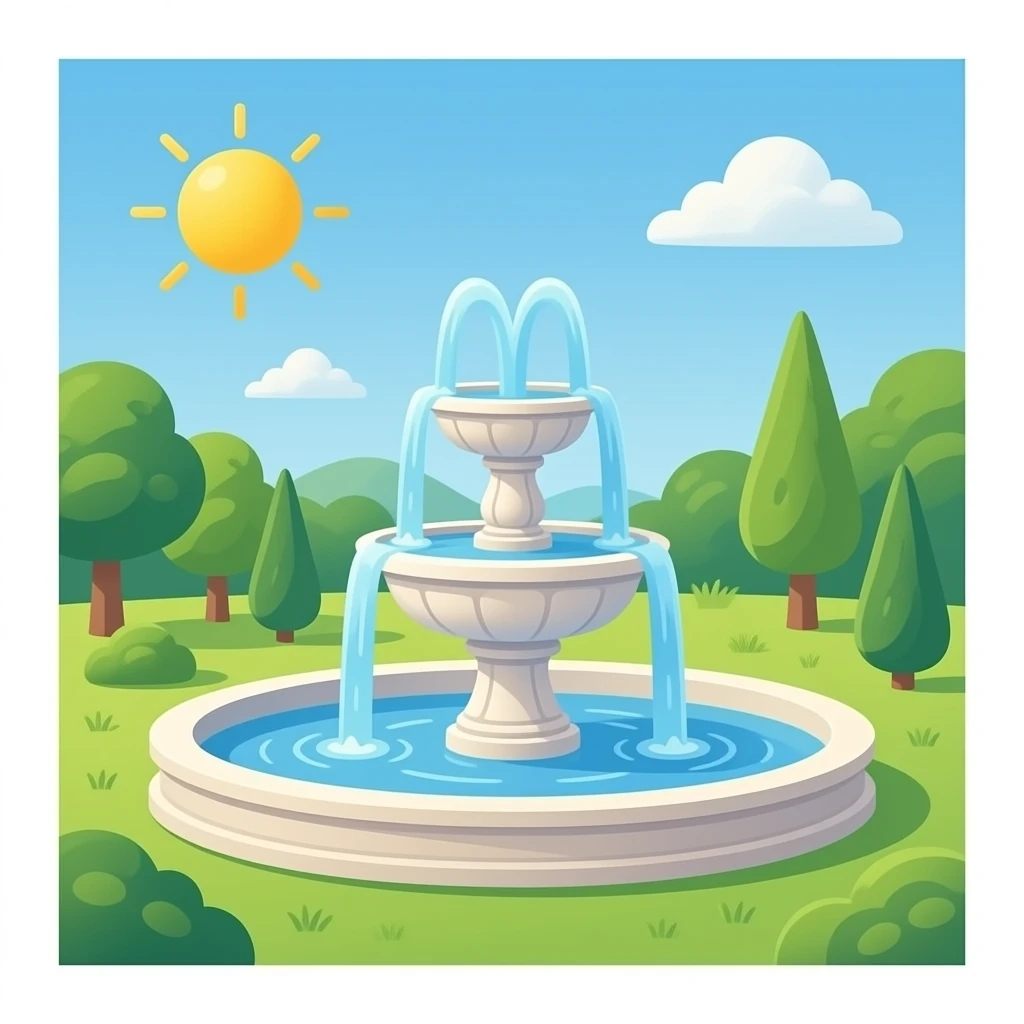 fountauin emoji