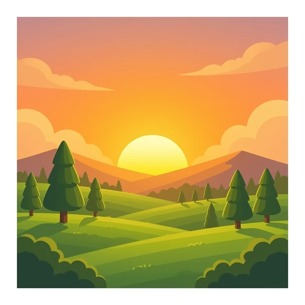 sunrise emoji