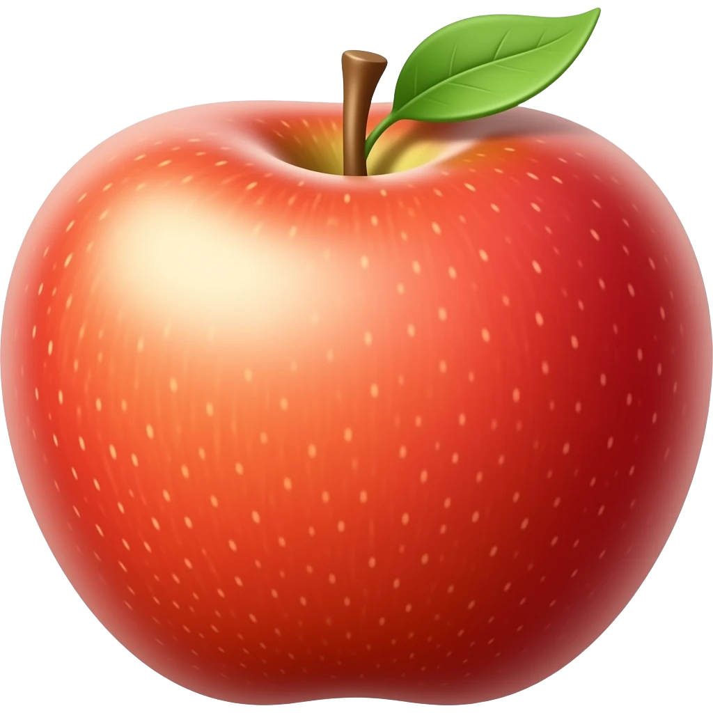 Maçã vermelha   estilo emoji emoji