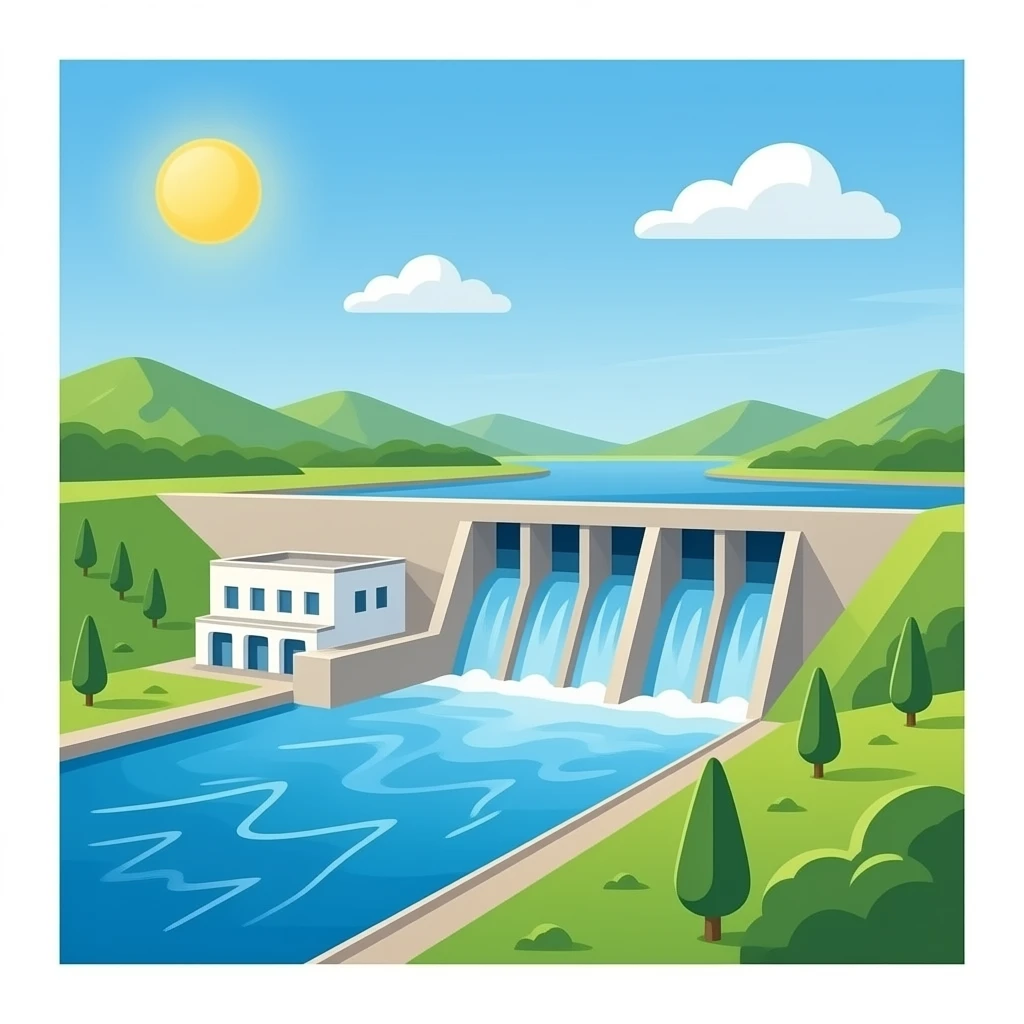 Hydroelectric Power Plant emoji