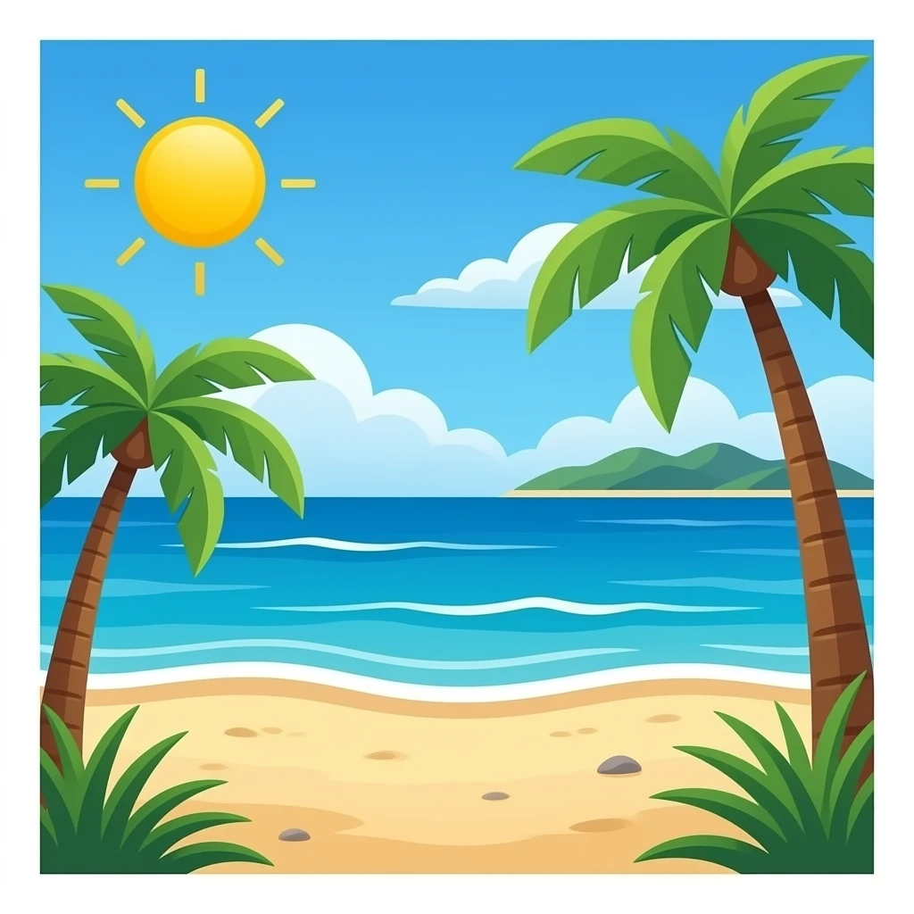 beach emoji