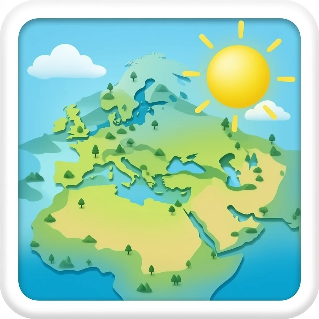 mapa emoji