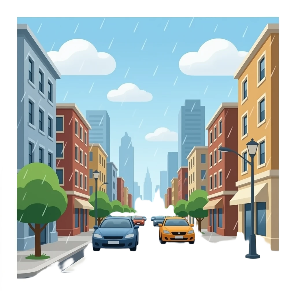 rain emoji