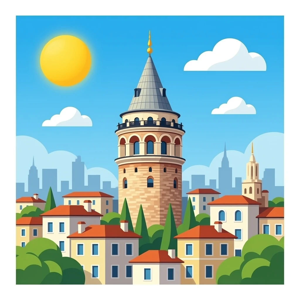 galata kulesi emoji