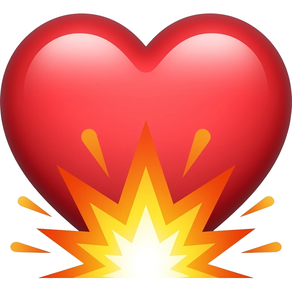 ♥️💥🦶 emoji