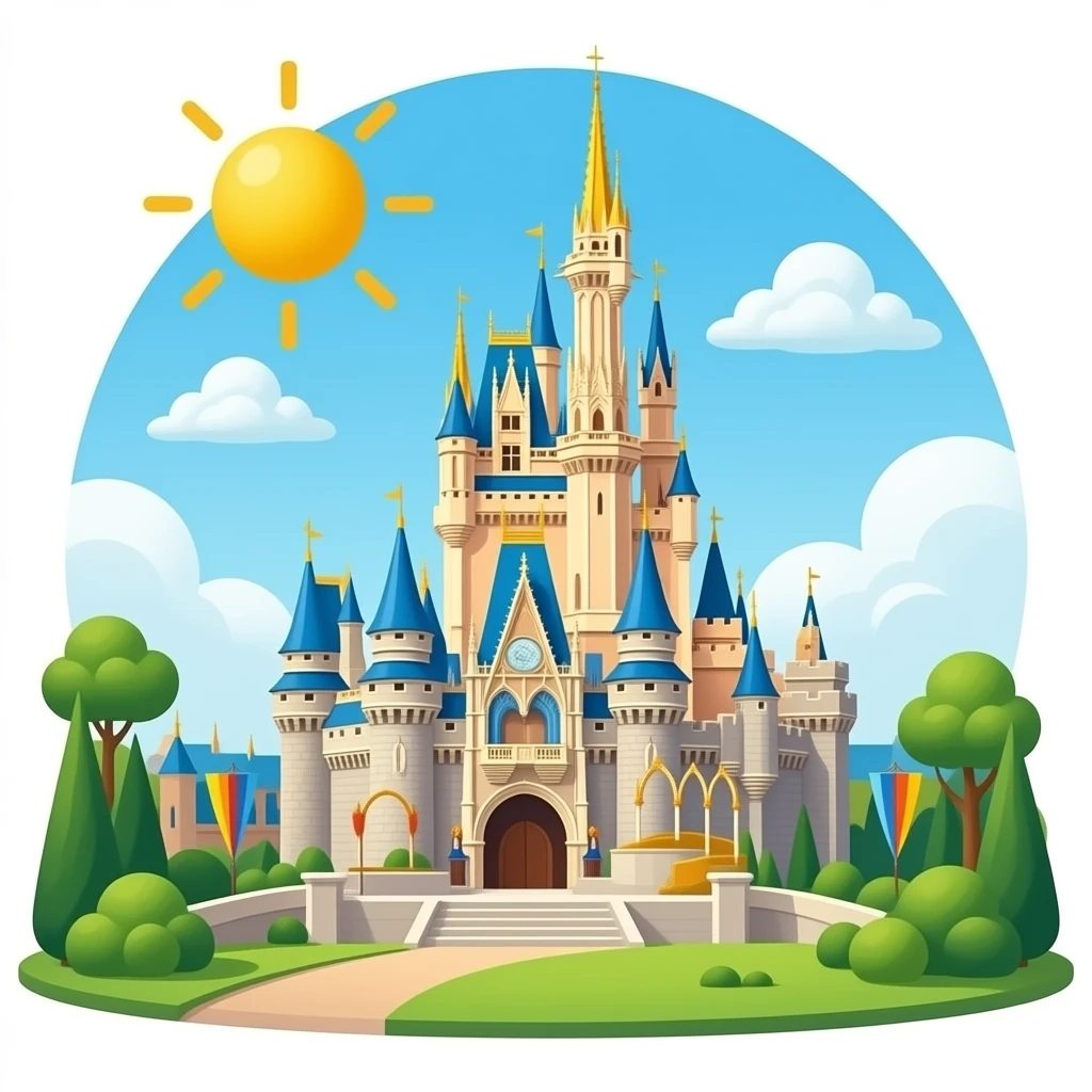 Disney castle emoji