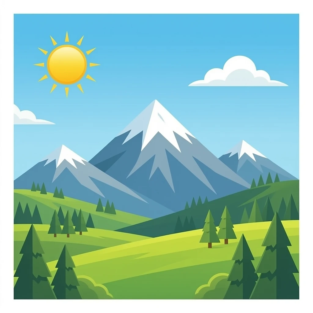 mountains emoji