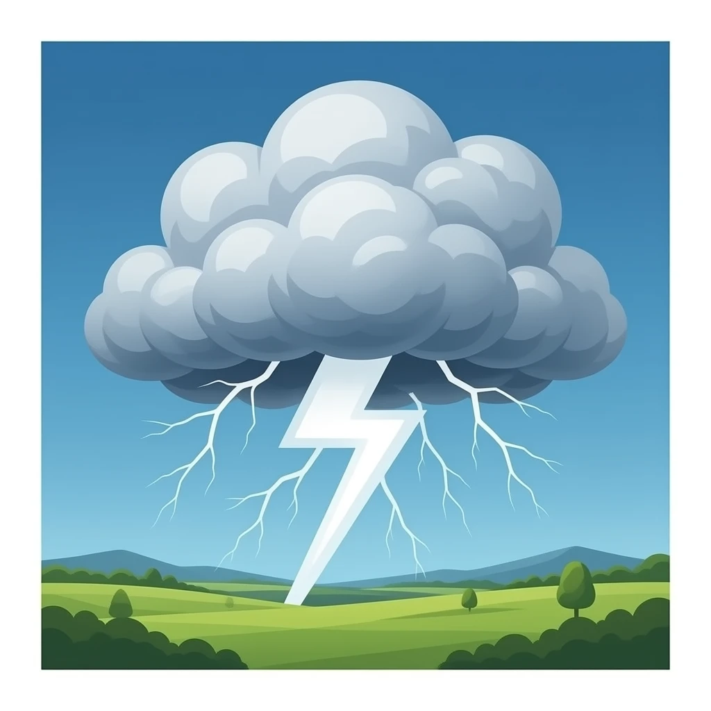 Thunderstorm emoji
