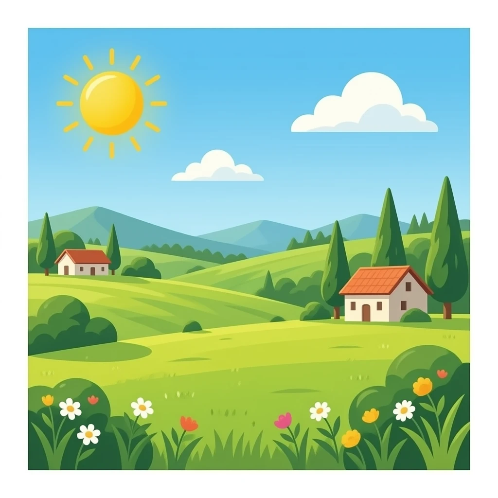 rural landscape emoji