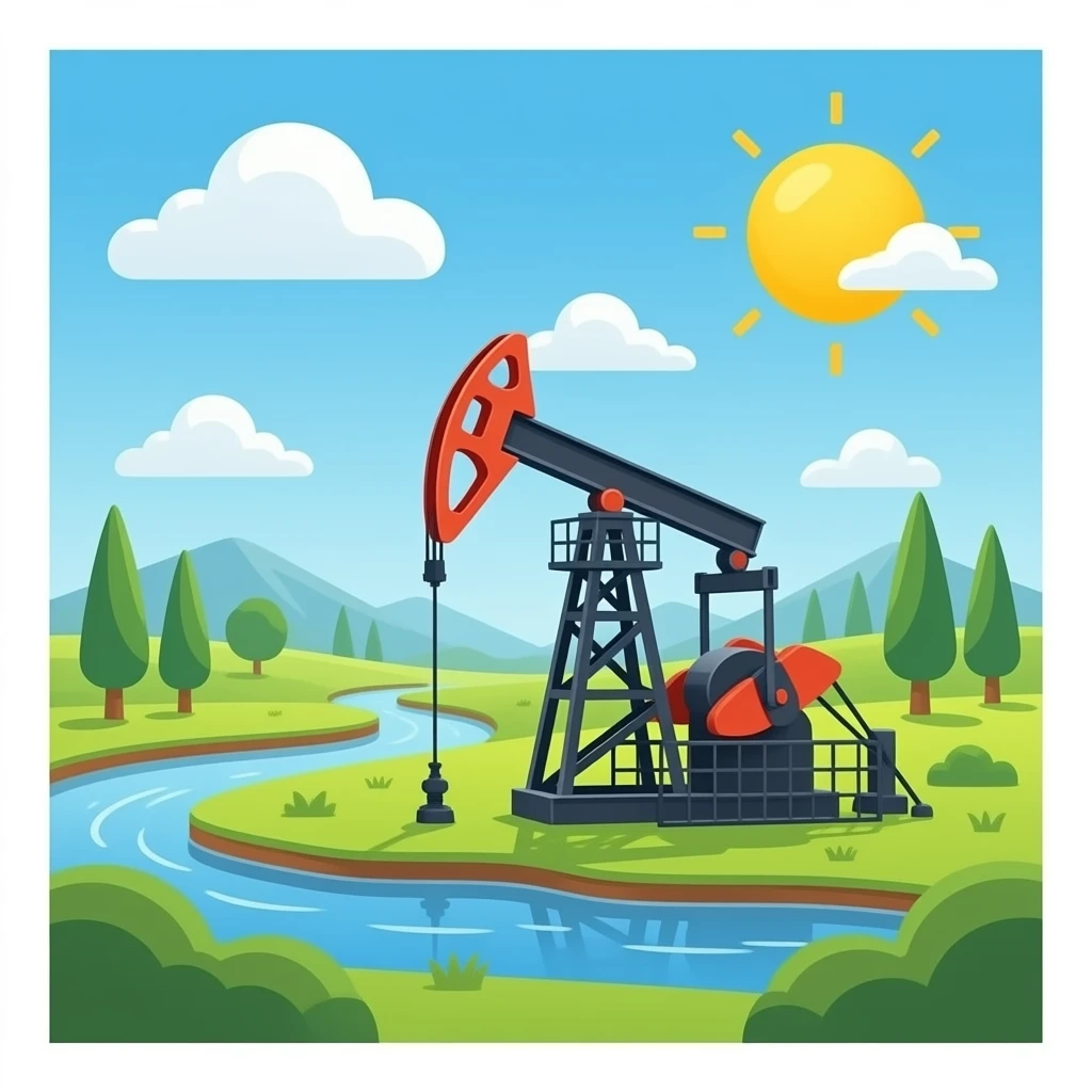 Oil field background emoji