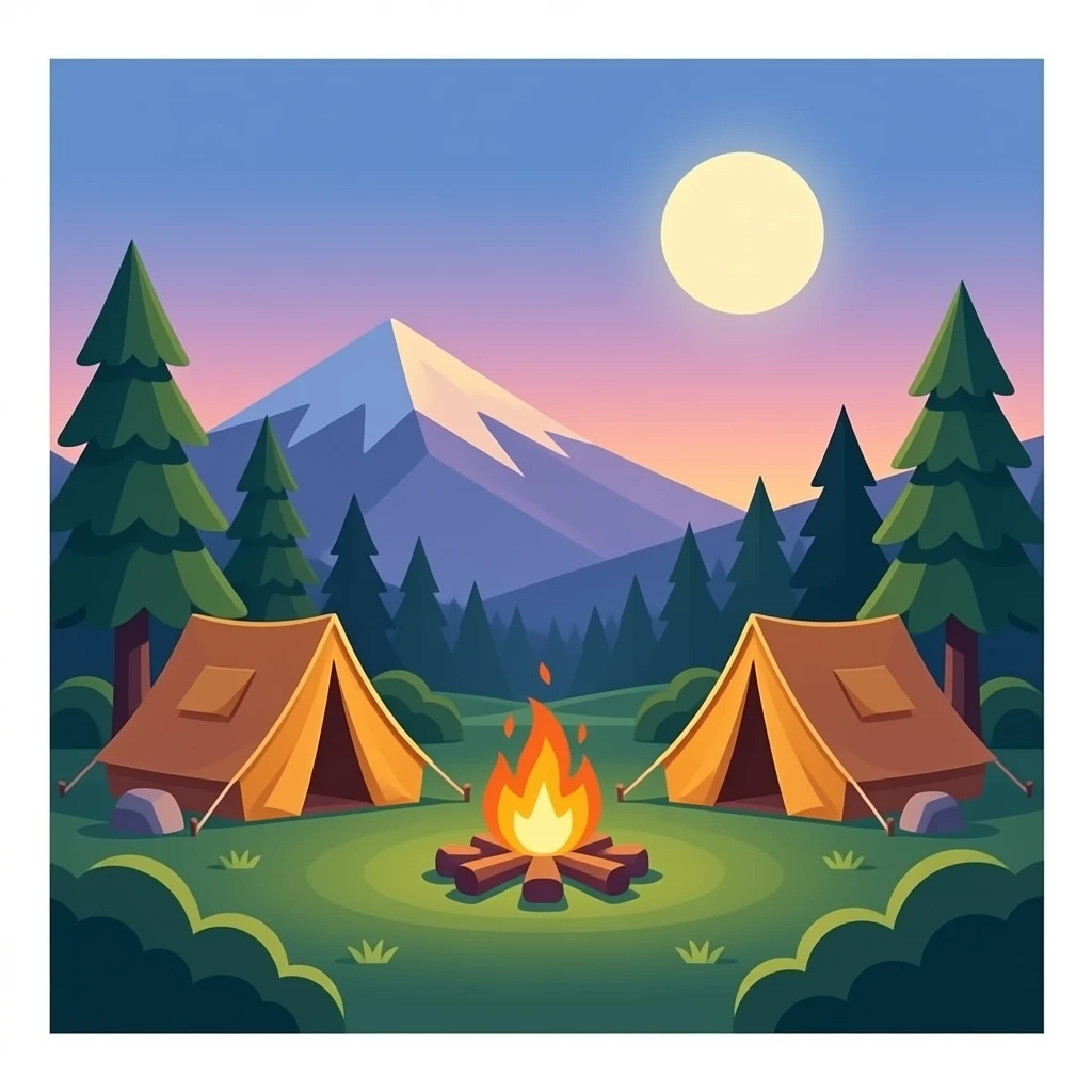 camp emoji