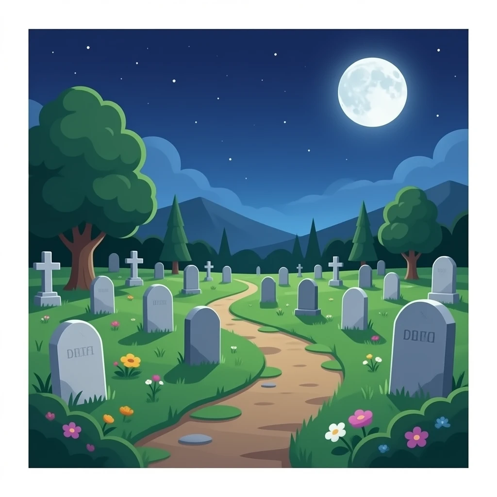 Cat grave yard emoji